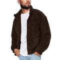 Casual Men's Solid Color Hooded Jacket