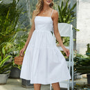 Sexy Strapless Backless Casual Long Dress