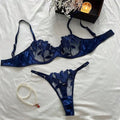 Embroidery Sexy Lingerie Ladies Set