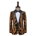 Sequins Performance Costume Men's Suit Versatile Jacket