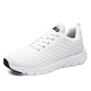 Women's Breathable Knit Sneakers, Casual Lace Up Outdoor Shoes, Lightweight Low Top Walking Shoes