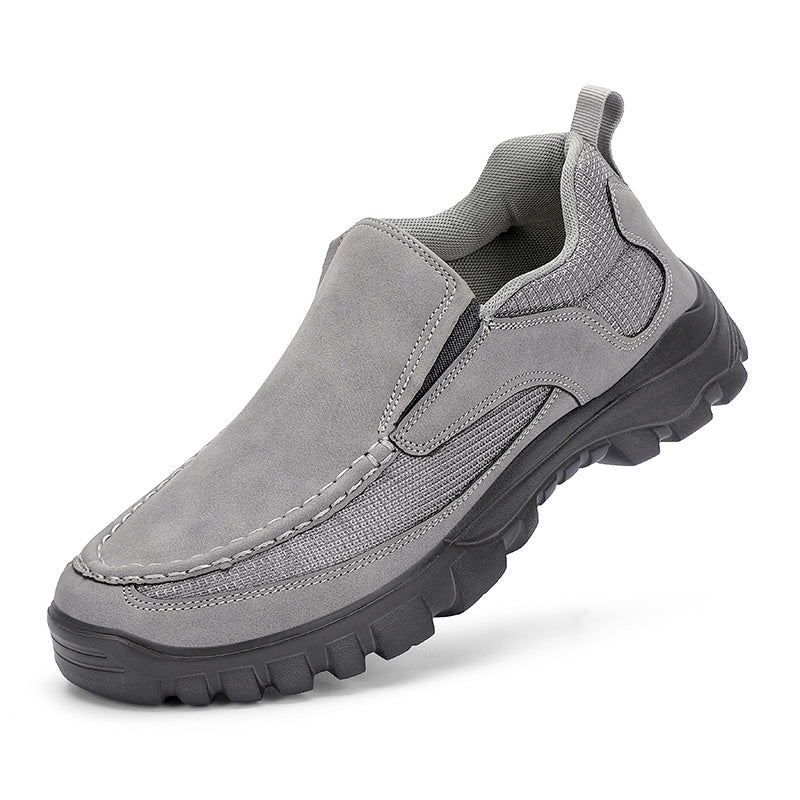 Men's Chunky Outdoor Loafers Slip-on Sneakers - Athletic Shoes - Comfortable And Breathable Walking Shoes