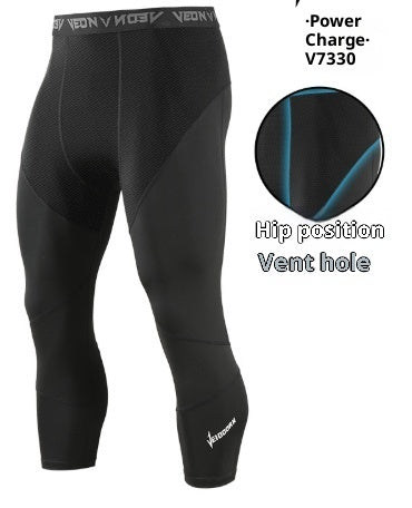 Men's Basketball Tight Sports Training Breathable High Elasticity Compression Fitness Pants