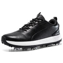 Men's Non-slip Spiked Golf Shoes, Professional Lace Up Sports Sneakers For Golf Training