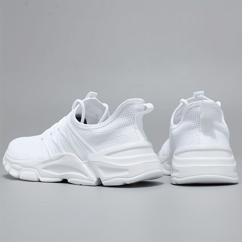 [Lightweight Athletic Lace-up Sneakers] Men's Lace-up Sneakers - Athletic Shoes - Lightweight And Breathable Walking Shoes