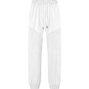 Simple Loose Thin Linen-style Sporty Drawstring Patchwork Men's Sweatpants