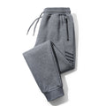 Men's Versatile Straight-leg Casual Cropped Pants Loose With Cuffed Hem