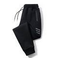 Men's Versatile Straight-leg Casual Cropped Pants Loose With Cuffed Hem