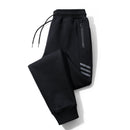 Men's Versatile Straight-leg Casual Cropped Pants Loose With Cuffed Hem
