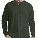 Long Sleeve New Solid Color Linen Design European And American Men's Casual