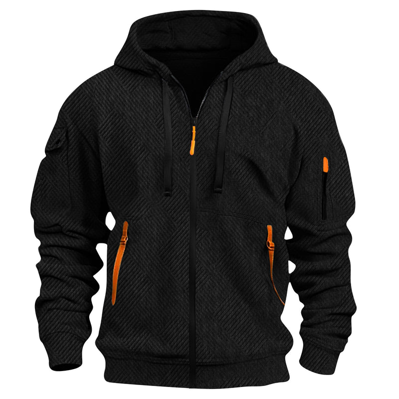 Outerwear Pocket Decorated Sporty Casual Hoodie For Men