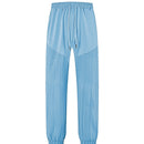 Simple Loose Thin Linen-style Sporty Drawstring Patchwork Men's Sweatpants