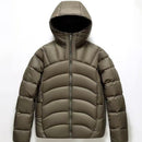 2025 New Unisex Hooded Down Jacket Couple Style Ribbed