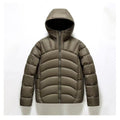 2025 New Unisex Hooded Down Jacket Couple Style Ribbed