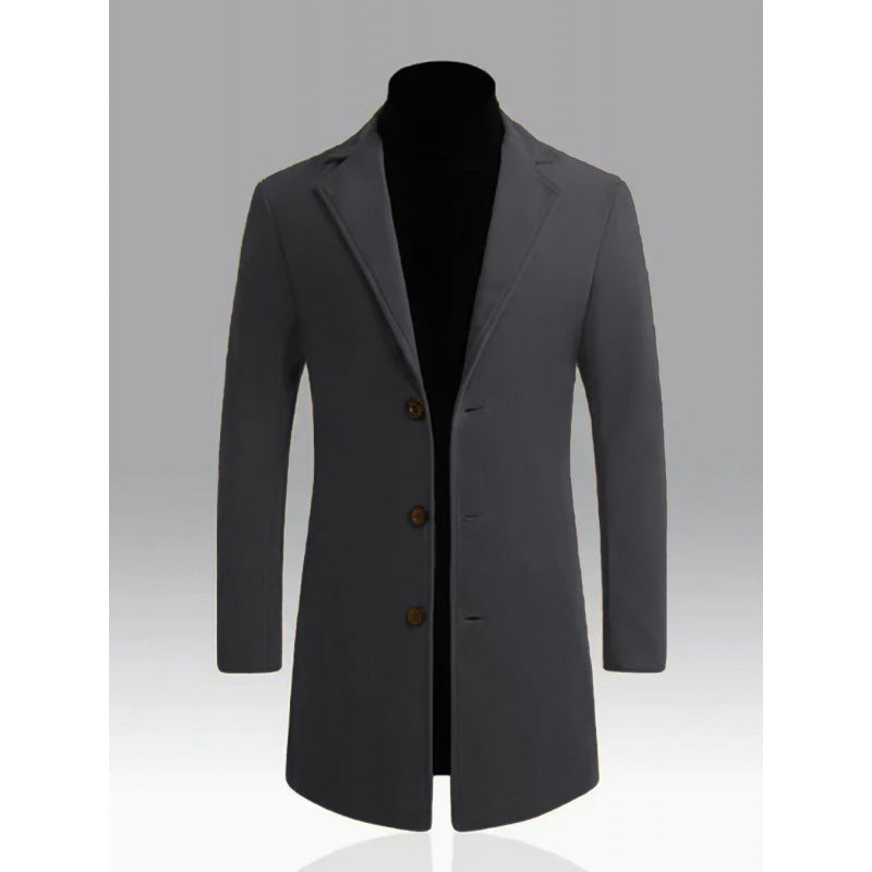 Men's Loose And Comfortable Trench Coat