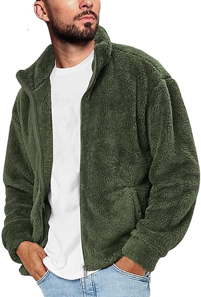 Casual Men's Solid Color Hooded Jacket