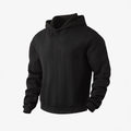 Men's New Hoodie Solid Color Casual Fashion Long-sleeved Pullover Sweatshirt