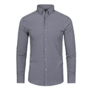 Full Elastic Force Non-ironing Men's Long-sleeved Shirt
