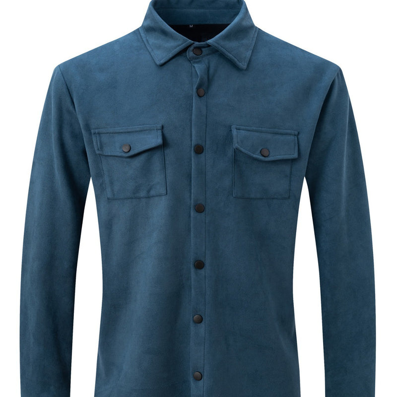 Spring And Autumn Men's Turn-Down Collar Casual Jacket Europe And America