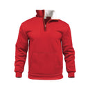 Casual Outdoor High Neck Half-Zip Pocket Long Sleeve Sweatshirt