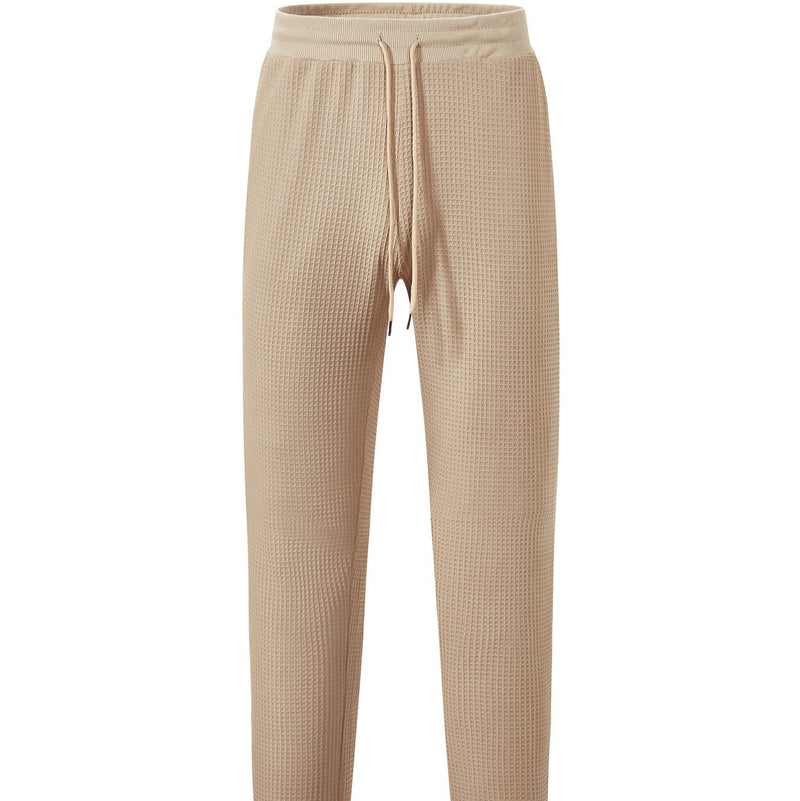 Men's Casual Loose Breathable Solid Color Drawstring Pants