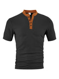 Casual Loose Breathable Button-up Men's Short Sleeves