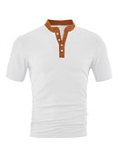 Casual Loose Breathable Button-up Men's Short Sleeves