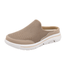 Men's Big & Tall Lightweight Slip-On Casual Sneakers - Breathable Mesh & Fabric Upper, MD Cushioned Sole, Navy Blue/Orange Accents - All-Season Comfort for Sports & Casual Attire