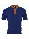Casual Loose Breathable Button-up Men's Short Sleeves