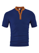Casual Loose Breathable Button-up Men's Short Sleeves