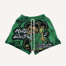 Men's Printed Drawstring Shorts