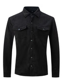 Spring And Autumn Men's Turn-Down Collar Casual Jacket Europe And America