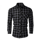 Fashion Casual Printed Slim-fit Lapel Shirt