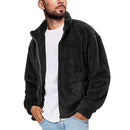 Casual Men's Solid Color Hooded Jacket