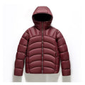 2025 New Unisex Hooded Down Jacket Couple Style Ribbed