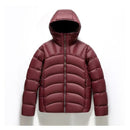 2025 New Unisex Hooded Down Jacket Couple Style Ribbed