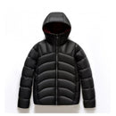 2025 New Unisex Hooded Down Jacket Couple Style Ribbed