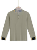 Long Sleeve Lapel Men's Solid Color Button Casual Business