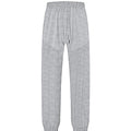 Simple Loose Thin Linen-style Sporty Drawstring Patchwork Men's Sweatpants