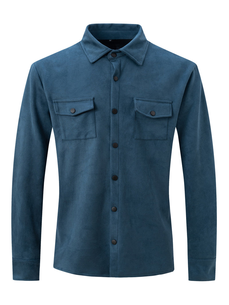 Spring And Autumn Men's Turn-Down Collar Casual Jacket Europe And America