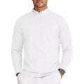 New Men's Round Neck Sweater Long Sleeve Knit