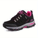 Women's Hiking Outdoor Shoes, Breathable Fabric, Non-Slip Trekking Sneakers, Comfortable Fit, Durable Trail Footwear