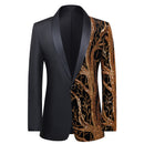 Sequins Performance Costume Men's Suit Versatile Jacket