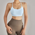 Women's Fashion Cross Beauty Back Yoga Bra