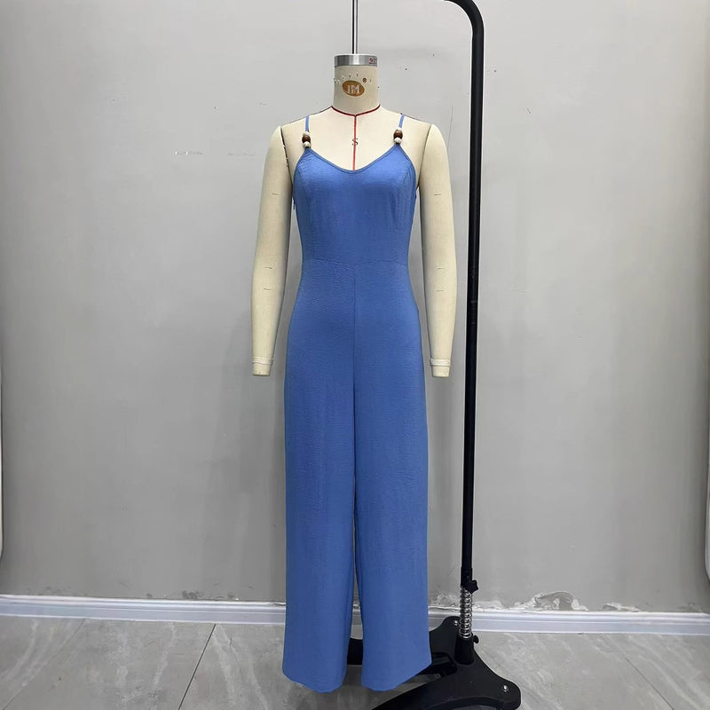 Simple And Stylish Breathable Women's Jumpsuit
