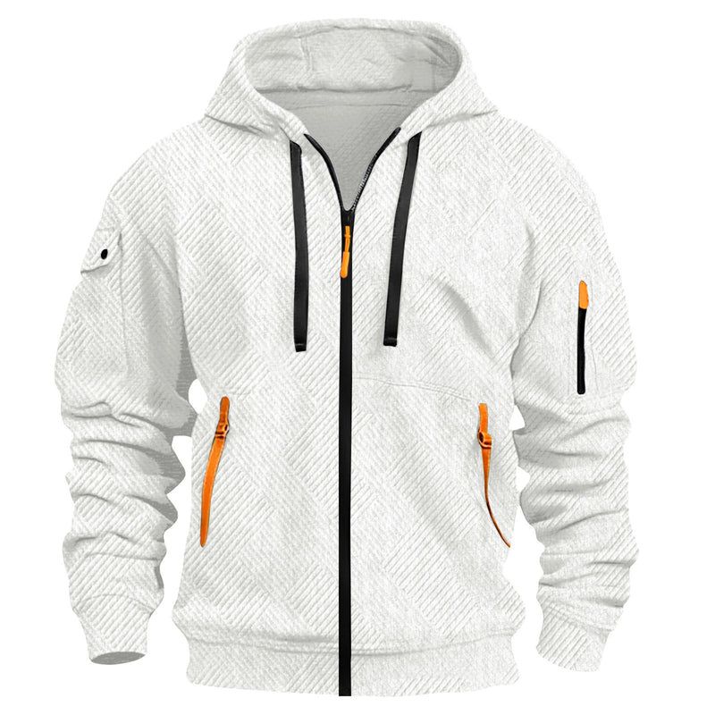 Outerwear Pocket Decorated Sporty Casual Hoodie For Men