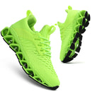 Chic Geometric Women's Sneakers for Fall – Breathable, Stabilizing, & All-Season Running Comfort