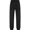 Simple Loose Thin Linen-style Sporty Drawstring Patchwork Men's Sweatpants