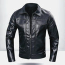 Men's Turn-Down Collar Casual Long Sleeve Jacket Coat