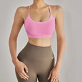 Women's Fashion Cross Beauty Back Yoga Bra
